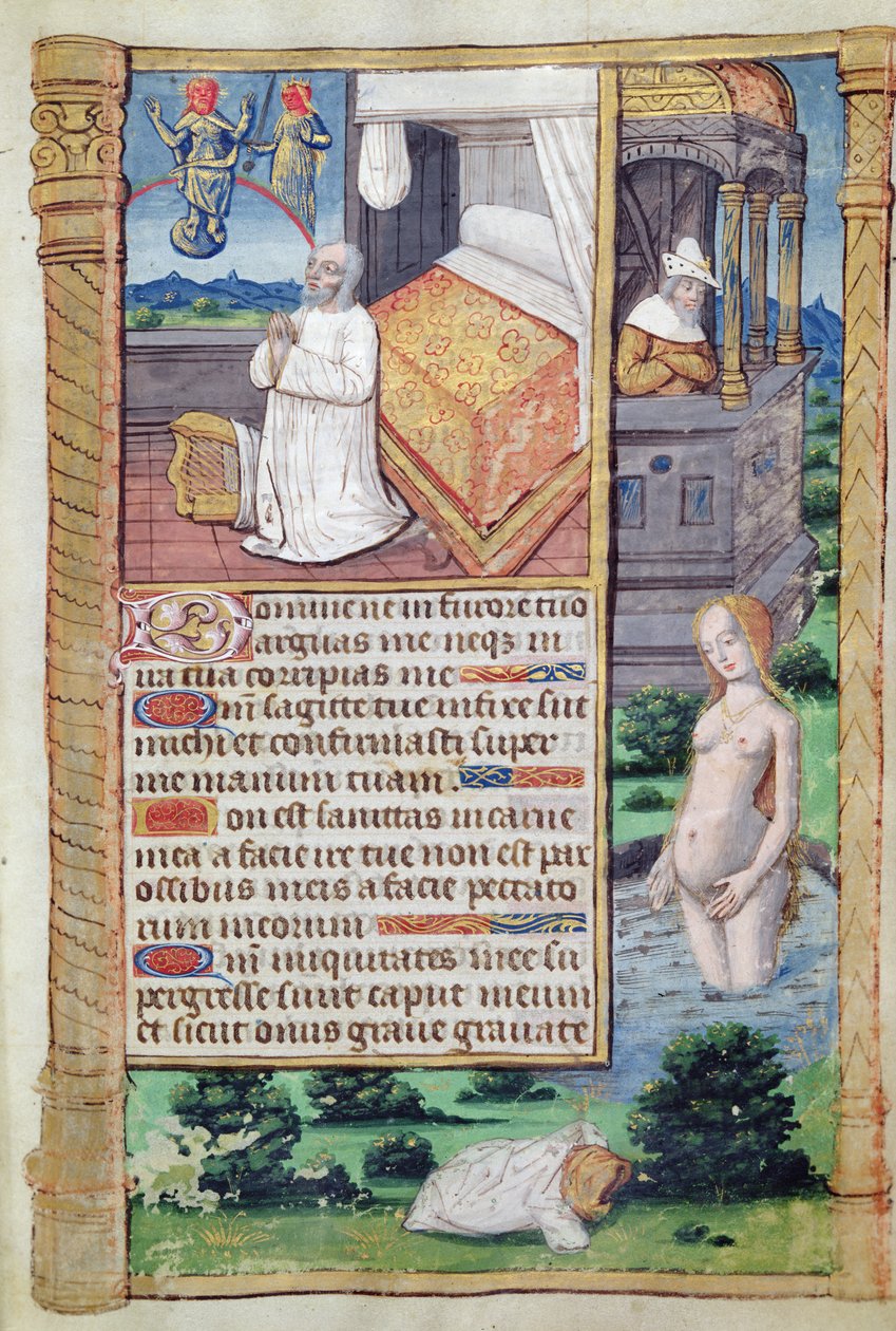 Fol.51r David en Bathseba, uit Heures de l