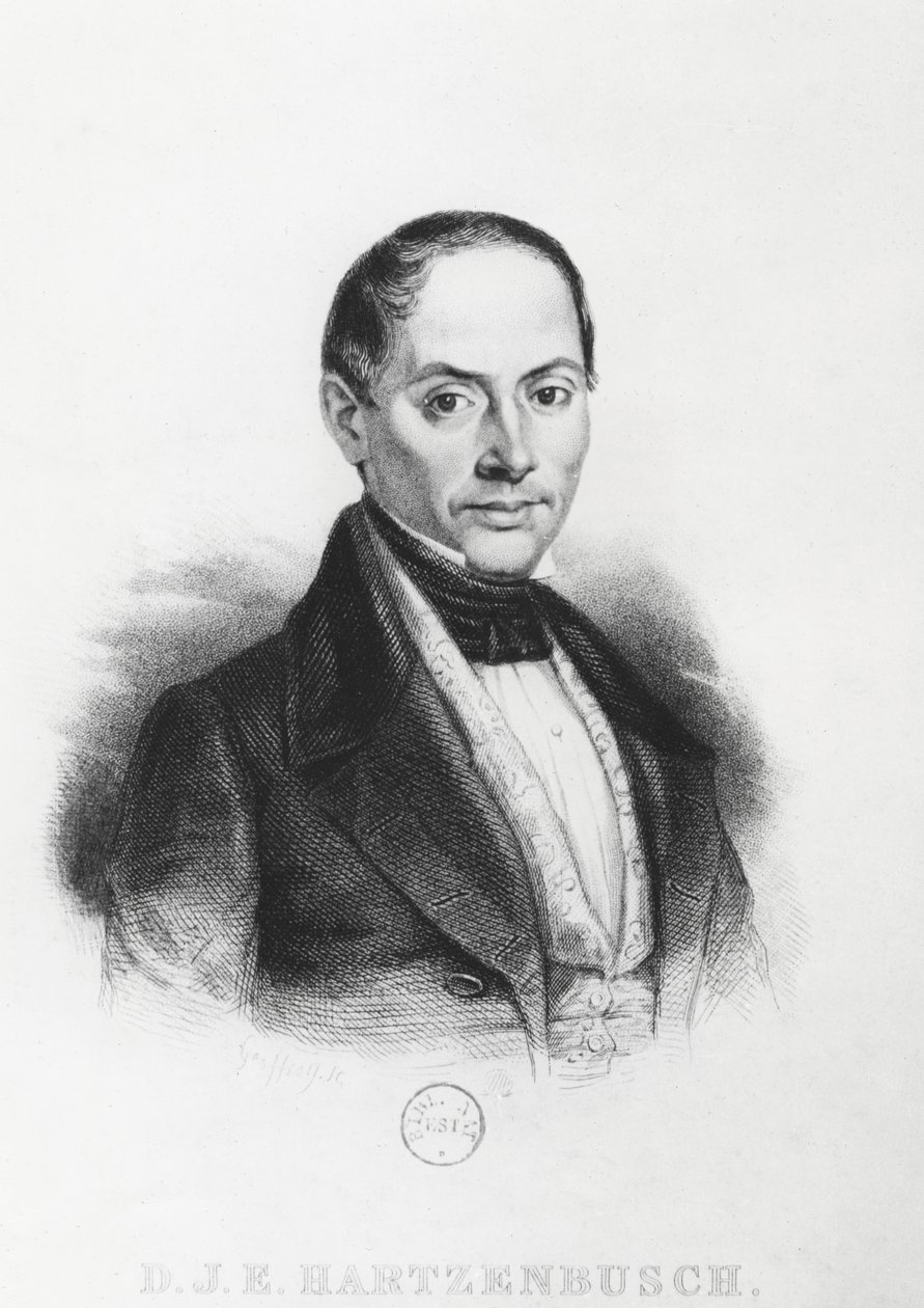 Juan Eugenio Hartzenbusch door French School