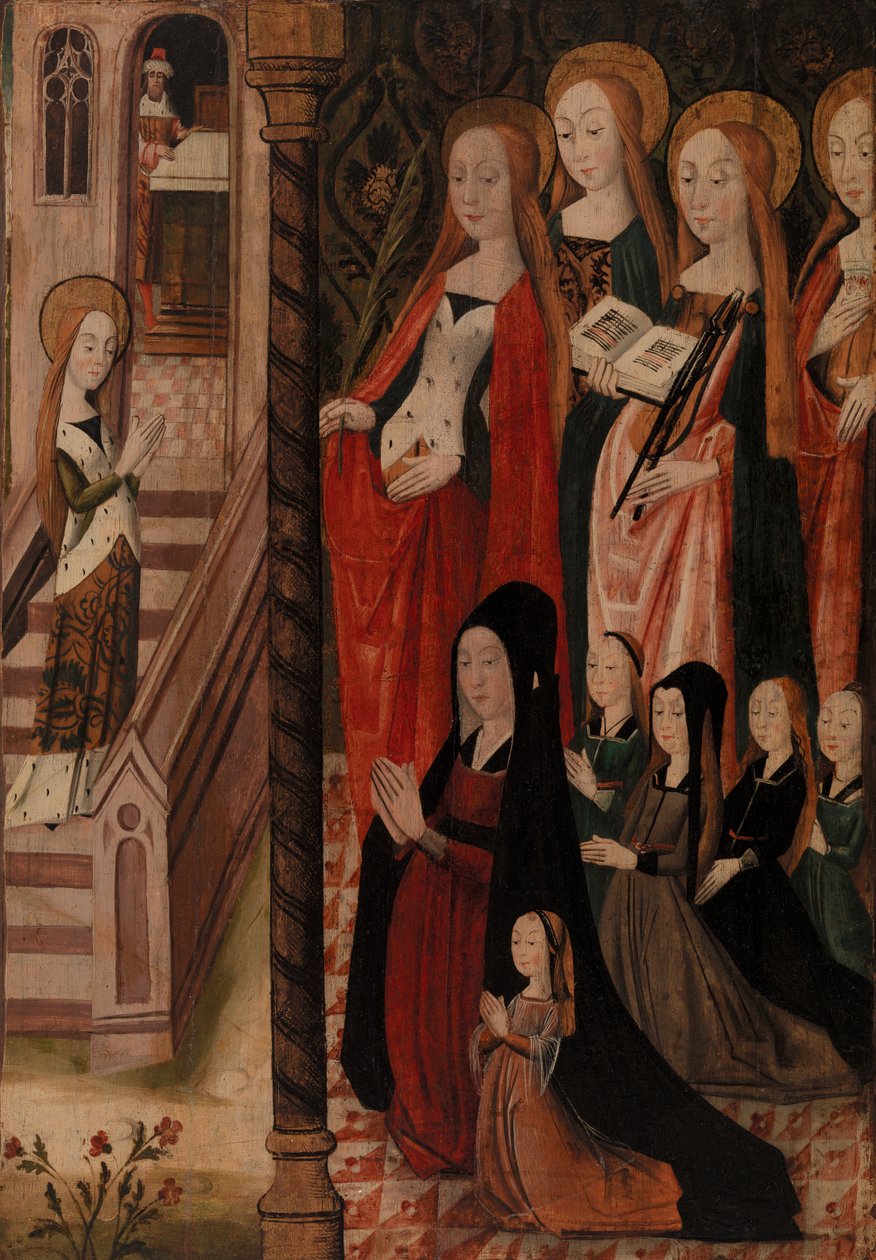 Maria bezoekt de tempel door French School