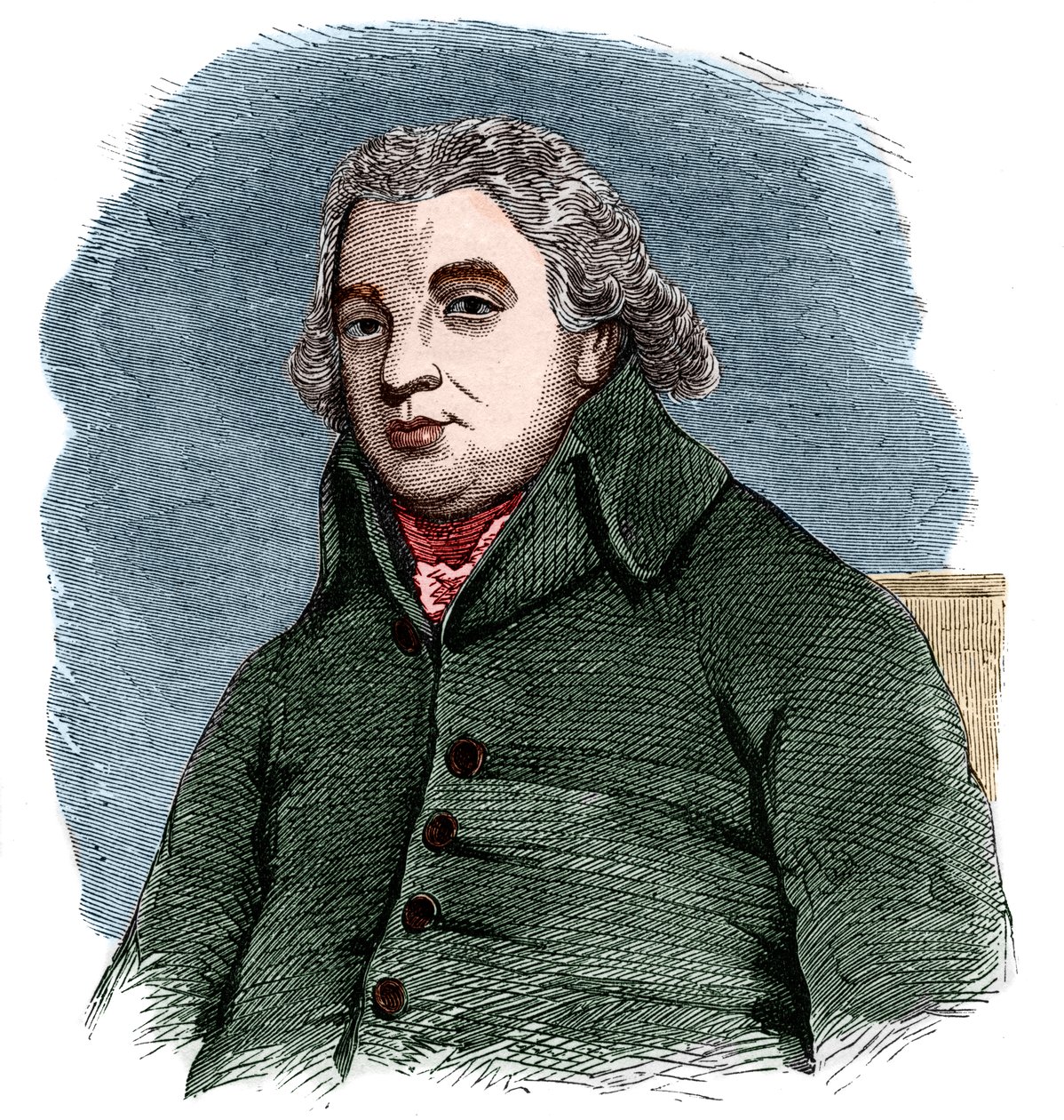Portret van Robert Raikes door French School