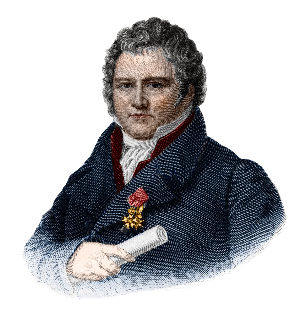Portret van baron Guillaume Louis Ternaux door French School