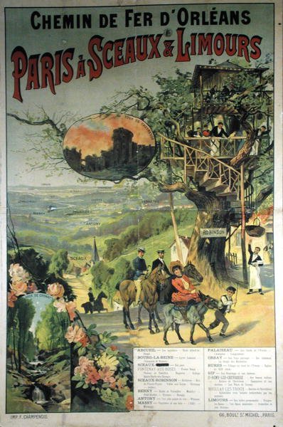 Poster voor de Chemin de Fer d