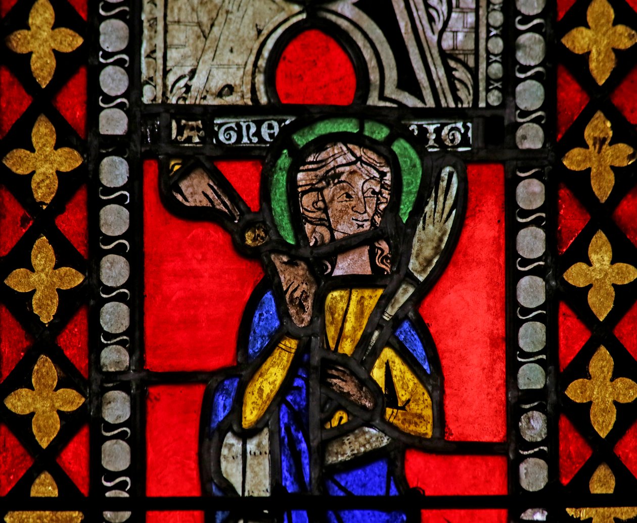 Raam uit de Kerk van St. Johannes de Doper, ca. 1275 door French School