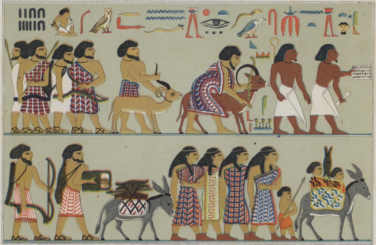 Oude Egyptische herders door German School