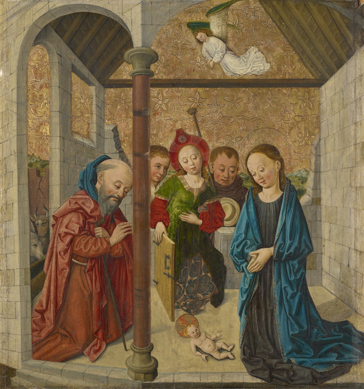 De Geboorte, 1458 door German School