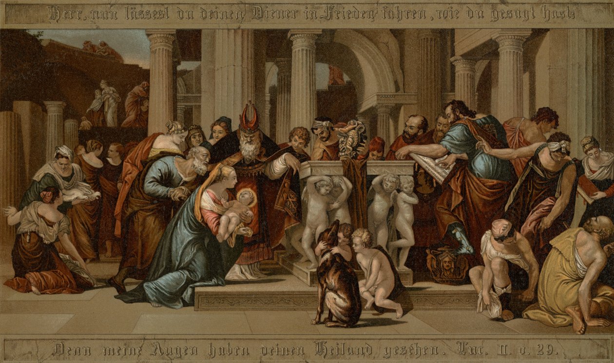 Presentatie in de Tempel door after Veronese