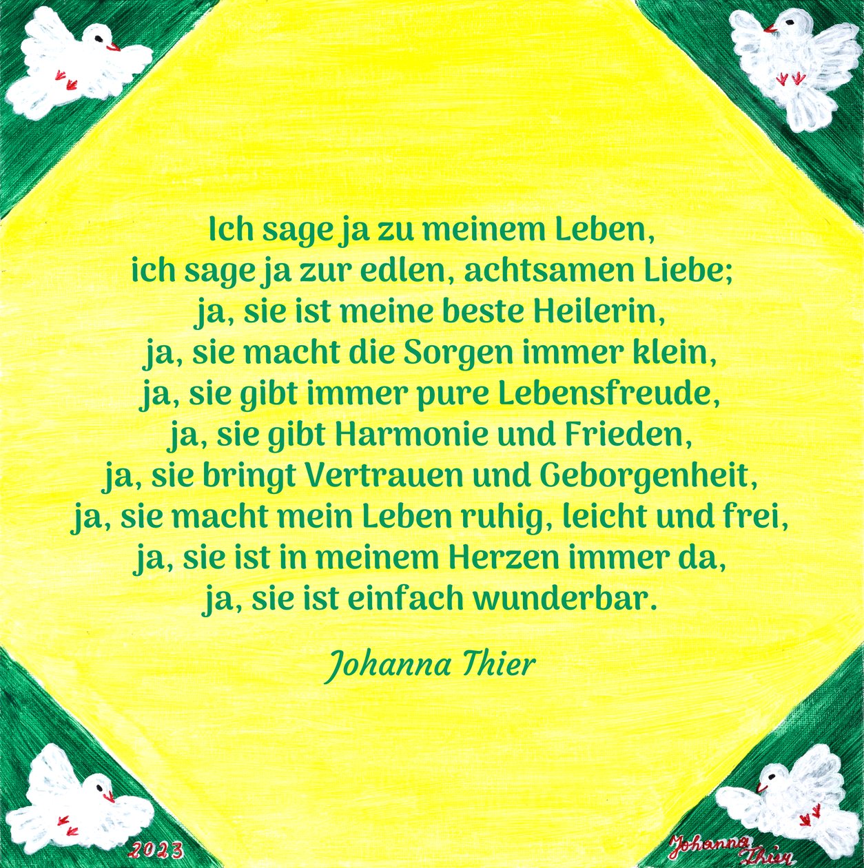Ik zeg ja (versie 2) door Johanna Thier