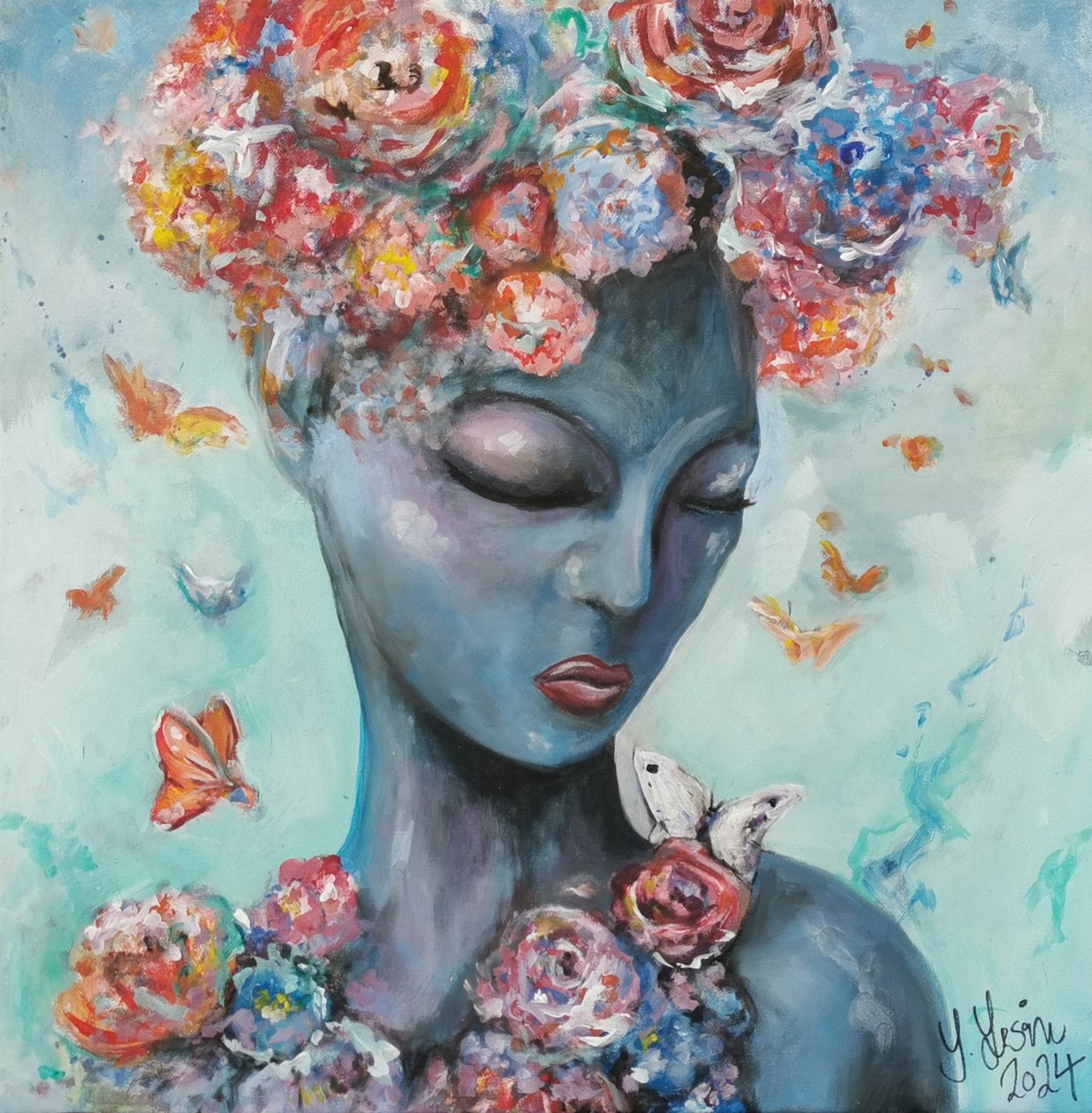 FlowerPower door Sandra Lessinger