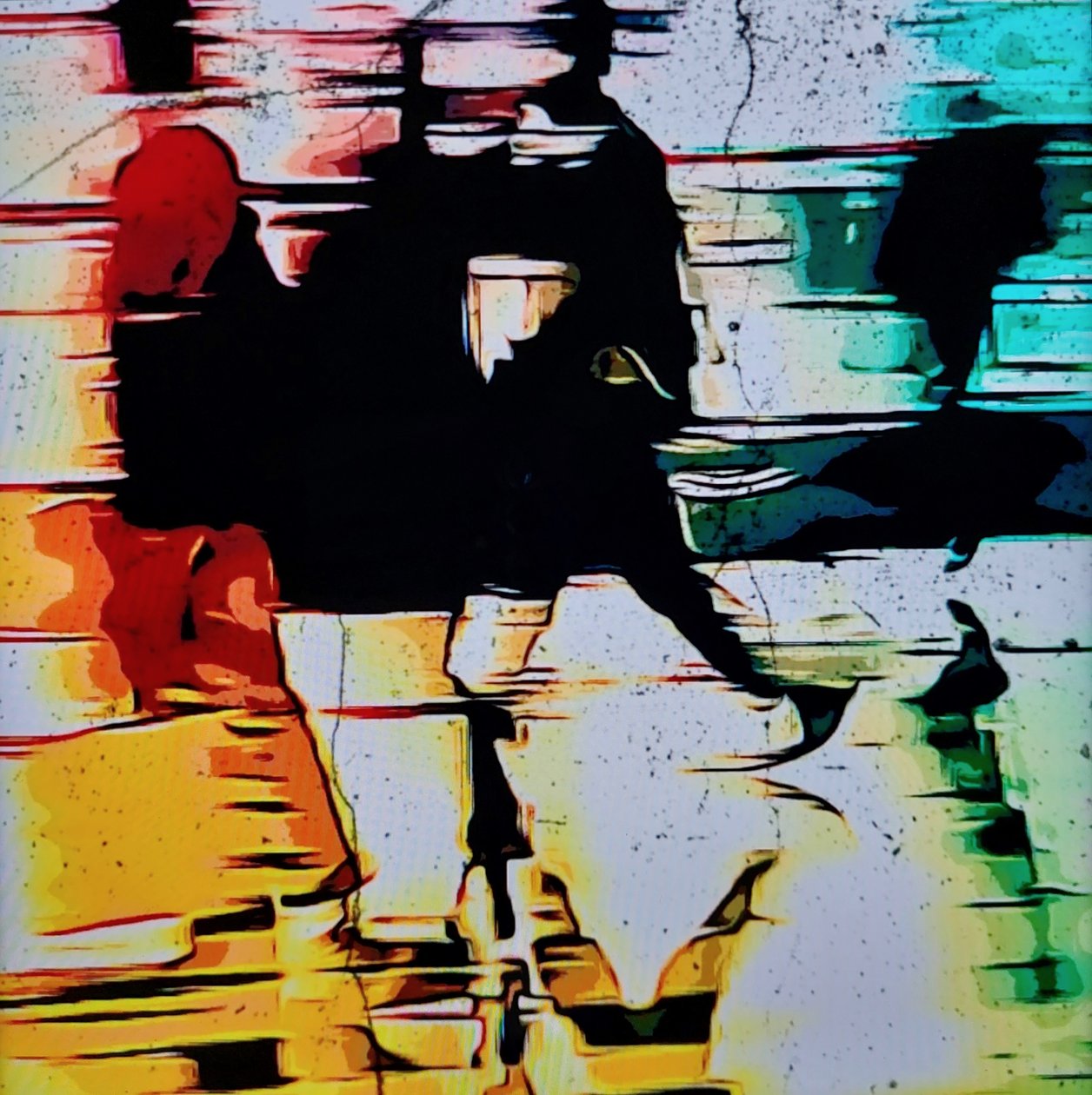 Abstracte mannen door Mavet