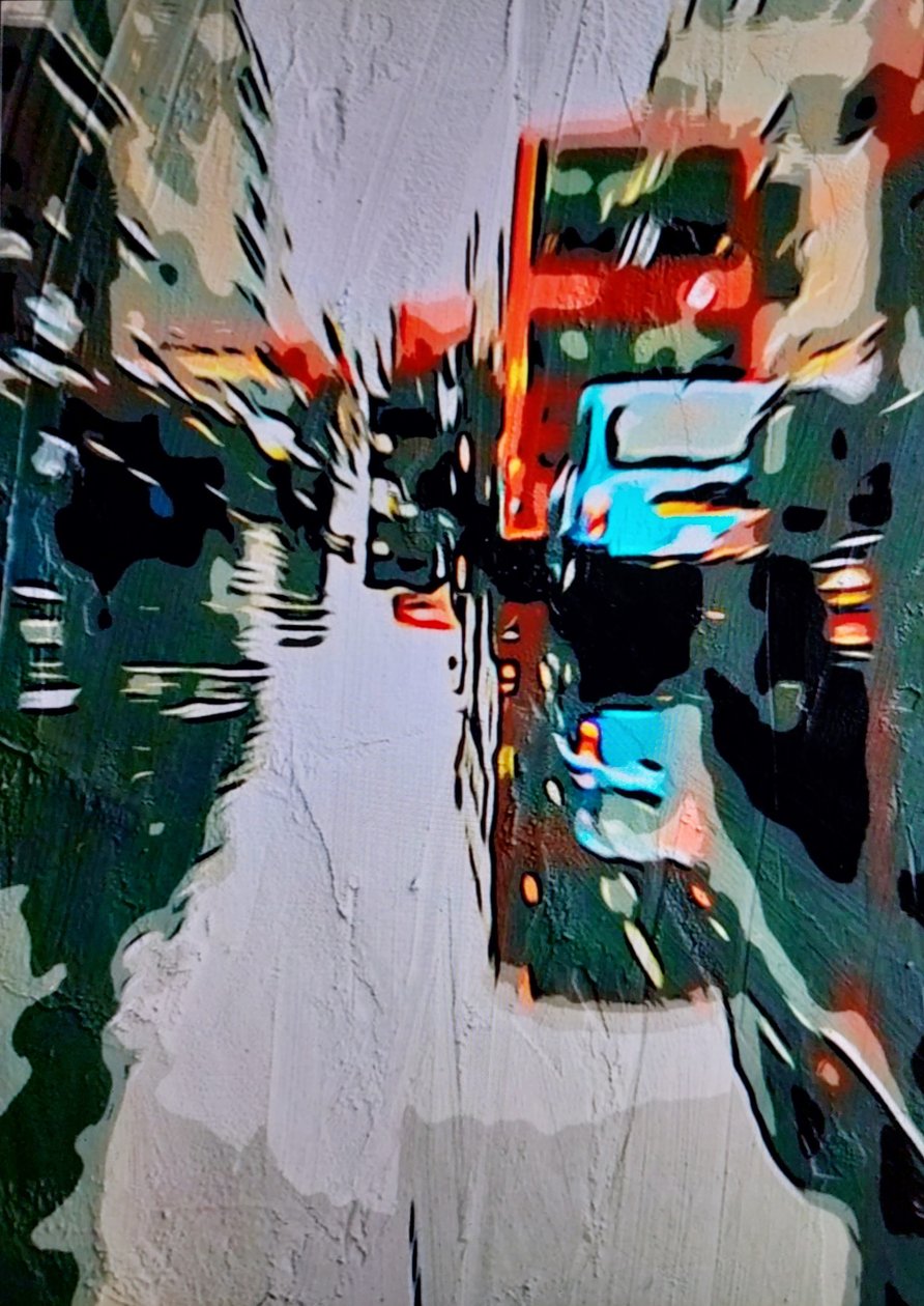 Verkeer in de stad door Mavet
