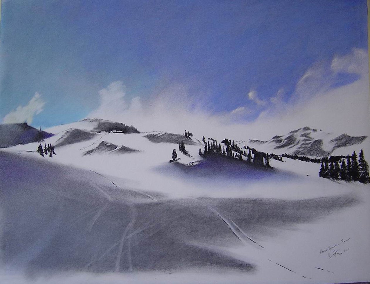 Savoie februari 30x40 door Simon Fletcher
