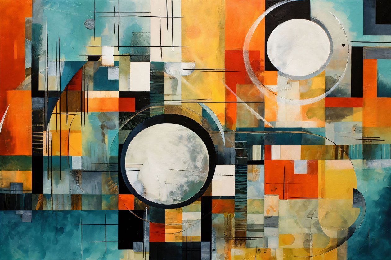Spiraalontwerp, abstracte compositie, wanddecor | print on demand voor kamer door F. Abderrahim