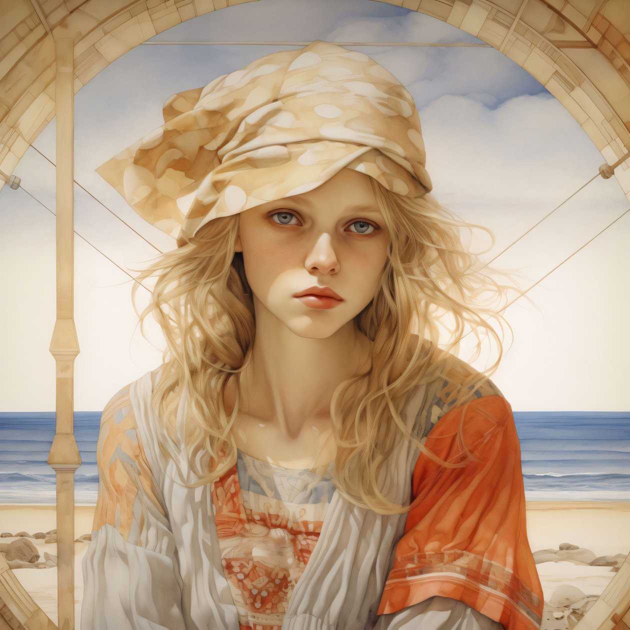 Whimsical Elegance Alice in Mucha