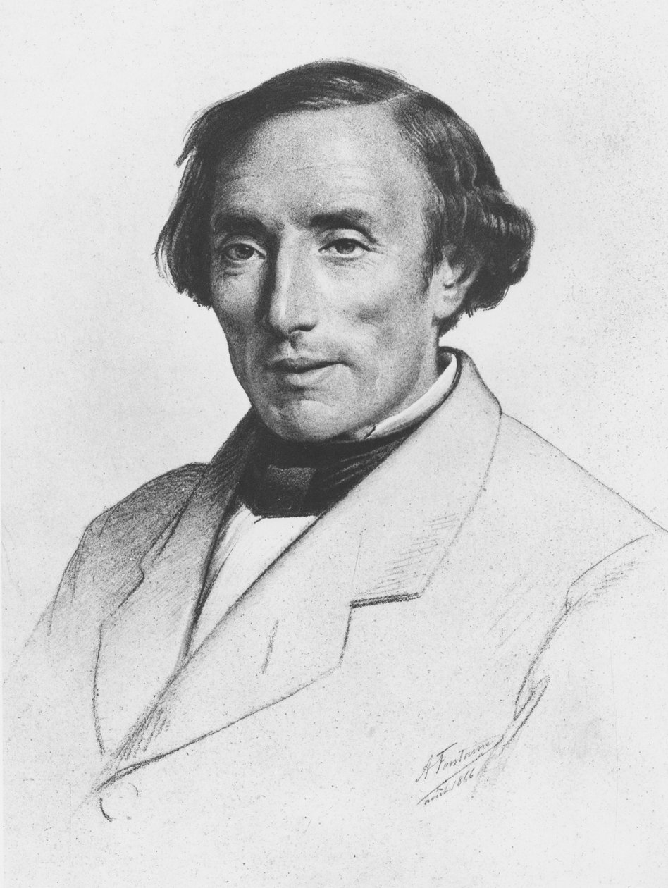 Ernest Bersot, 1866 door A. Fontaine