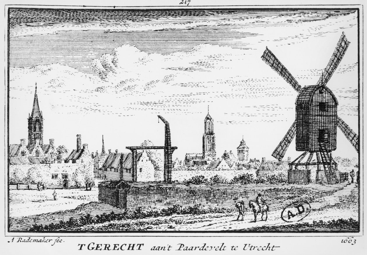 Uitzicht op Utrecht door A. Rademaker