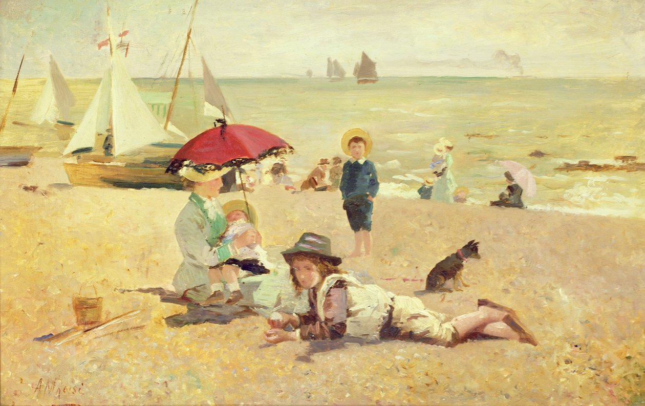 Rust bij het zand door A.M. Roisi