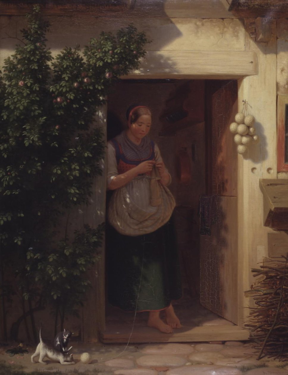 Een boerenmeisje door A. Dorph