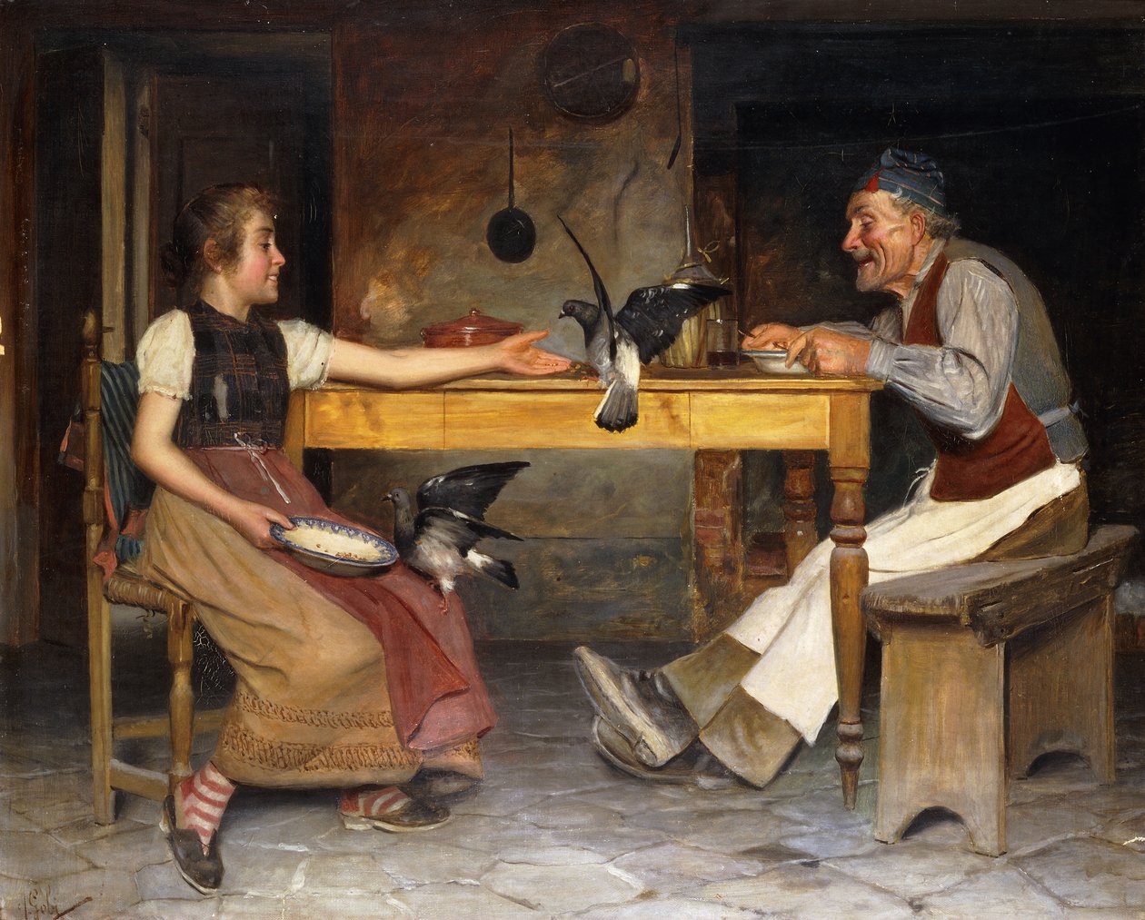 Een Gedeelde Maaltijd door A. Gobi