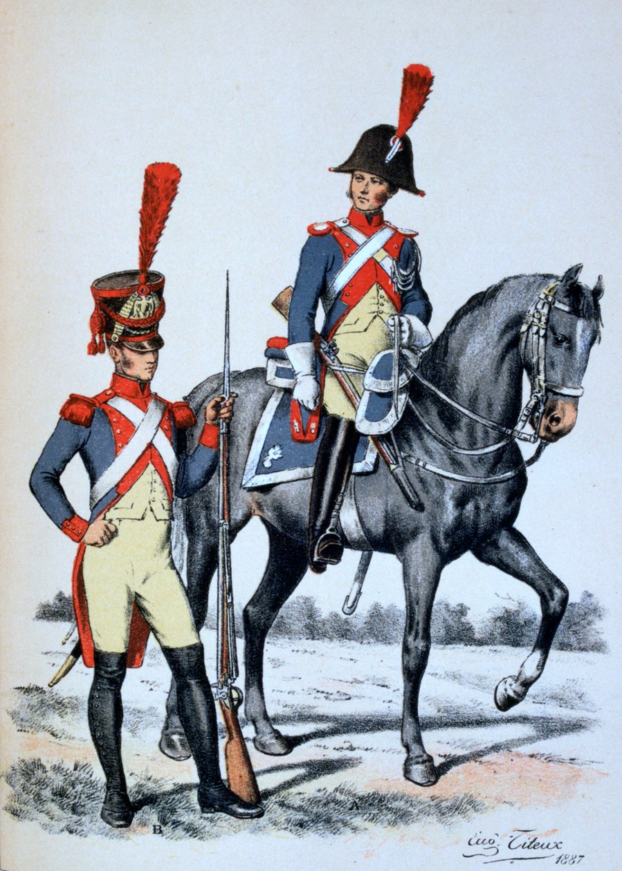 Keizerlijke Gendarmerie van Parijs, 1813 1887 door A. Lemercier