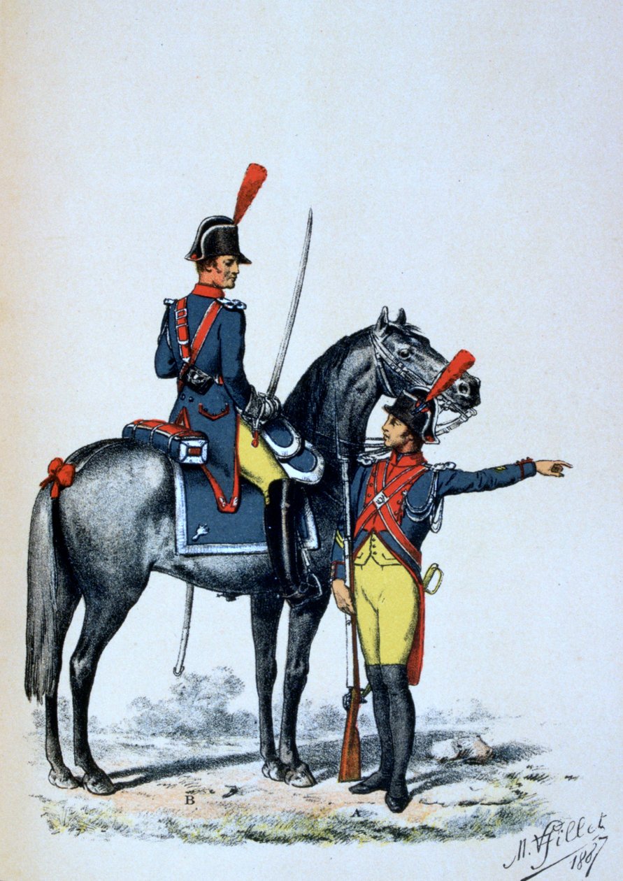 Keizerlijke Gendarmerie van Parijs door A. Lemercier