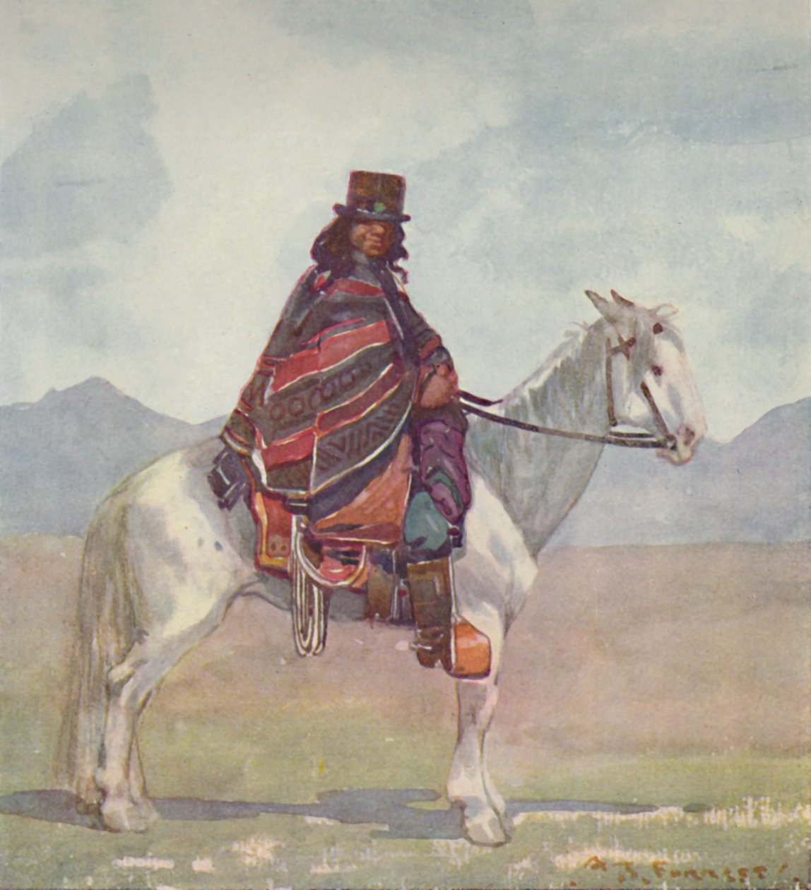 Een Araucaanse Indiaan, 1916 door A. S. Forrest