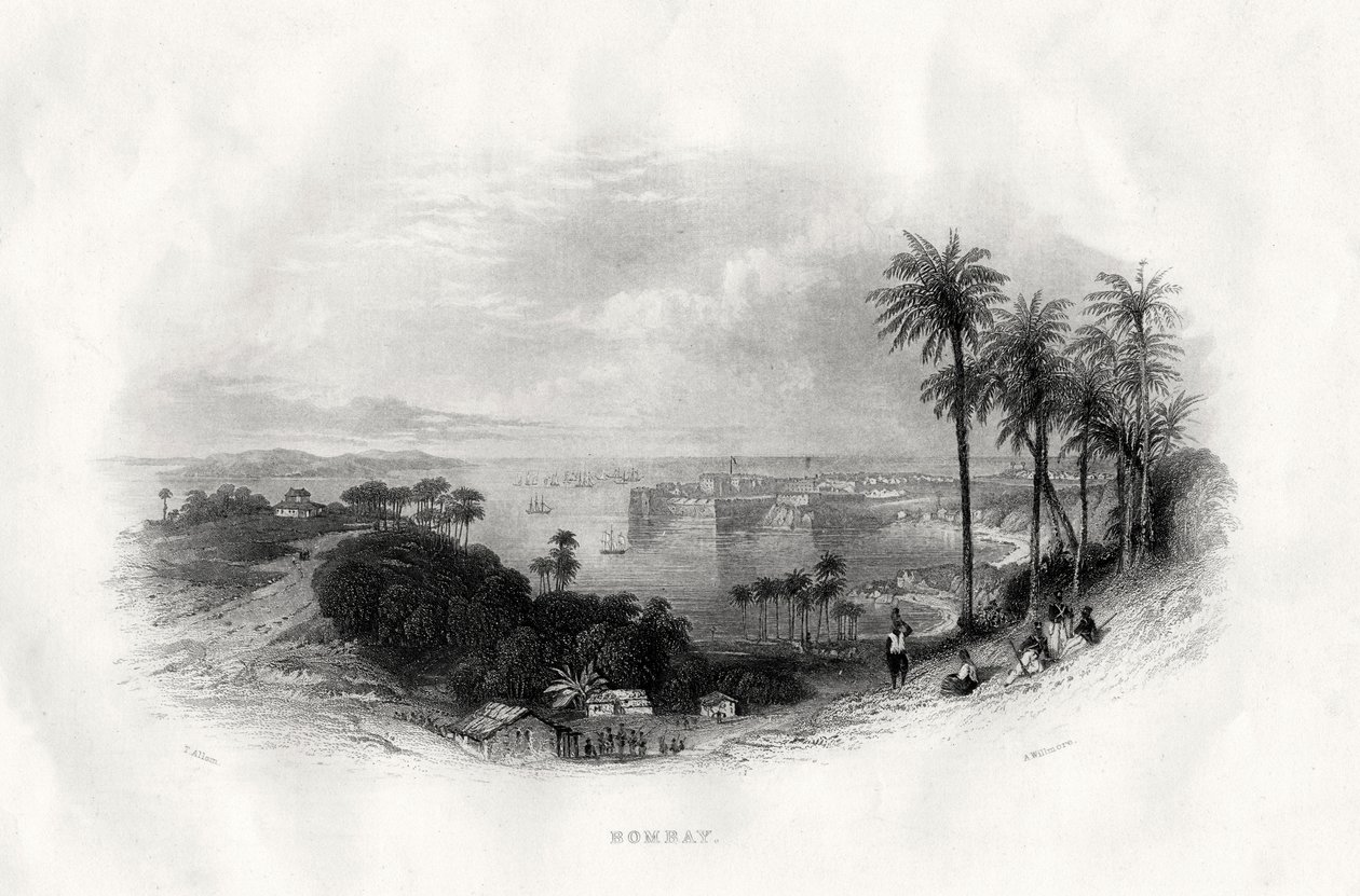 Bombay, India, 1860 door A. Willmore