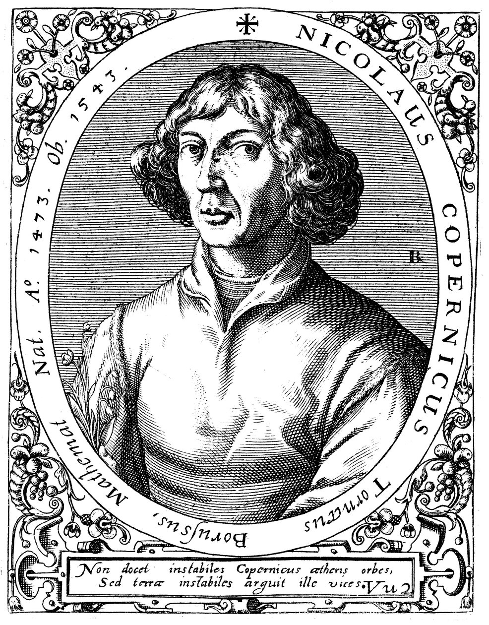 Nicolas Copernicus, Poolse astronoom door A. de Bry