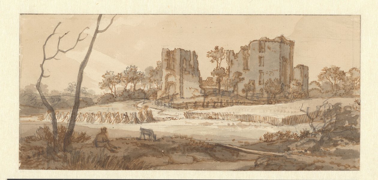 Ruïne van Brederode door Aarnout ter Himpel