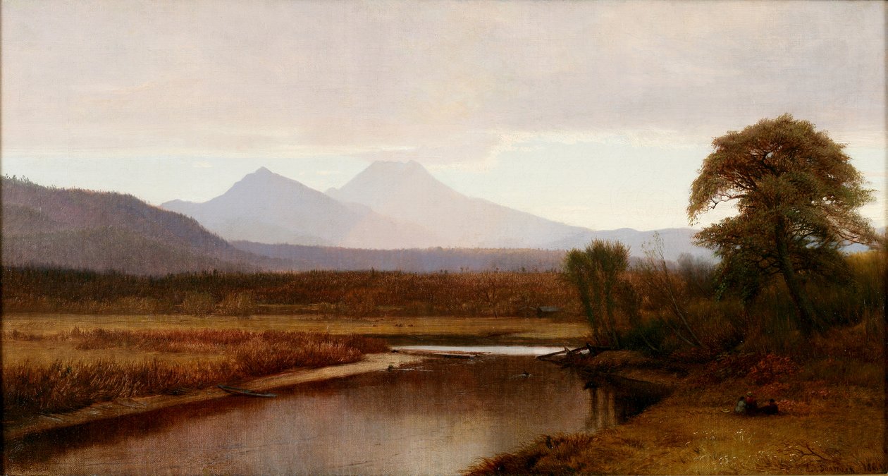 Op de Saco, North Conway door Aaron Draper Shattuck