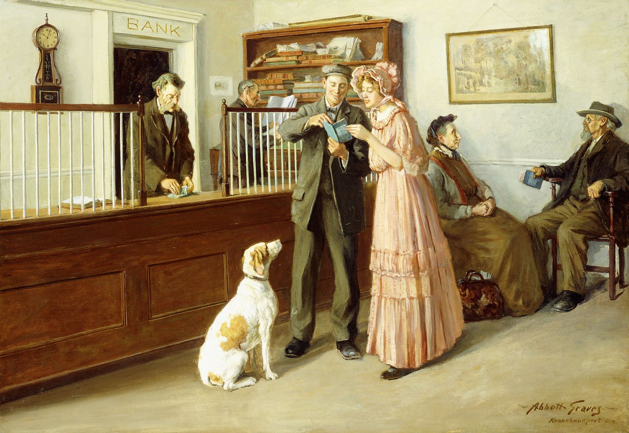 Het nest ei door Abbott Fuller Graves
