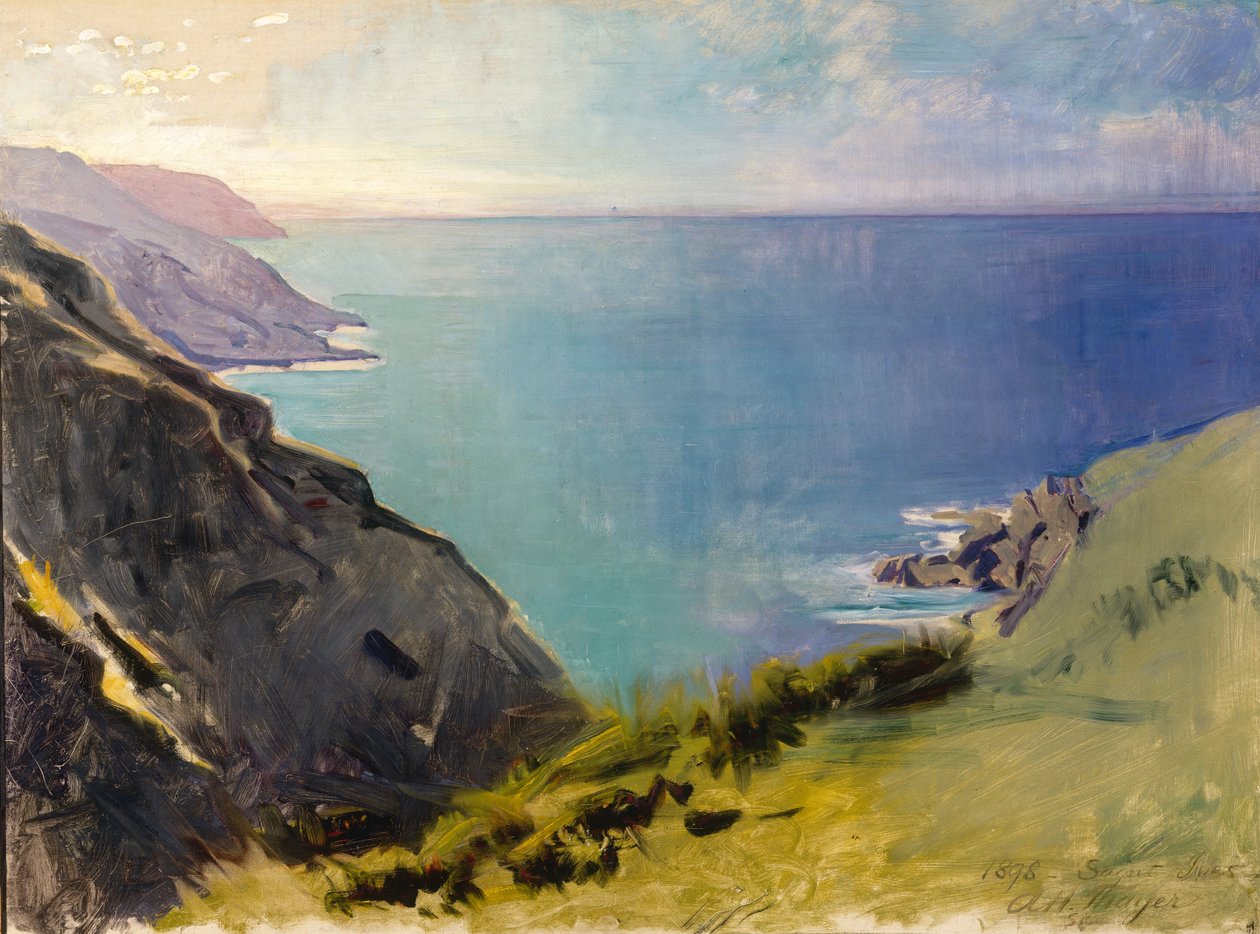 Kustgebieden van Cornwall door Abbott Handerson Thayer