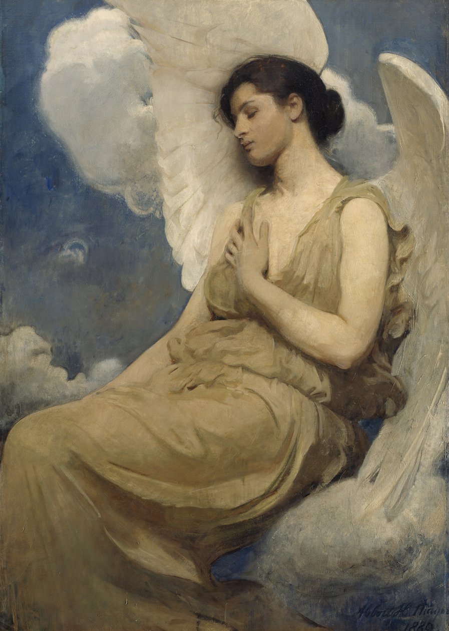 Gevleugeld Figuur door Abbott Handerson Thayer