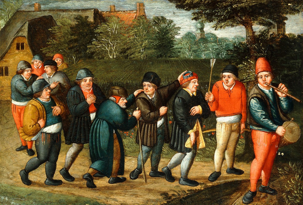 De Processie van de Bruidegom door Abel Grimmer or Grimer