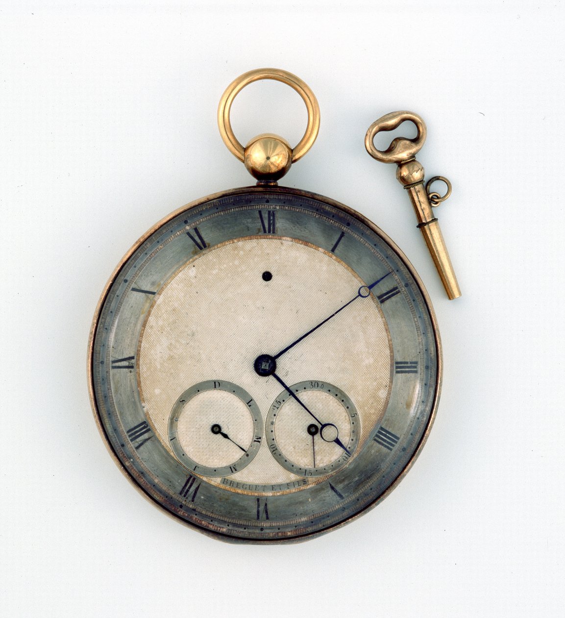Gouden horloge met sleutel eigendom van Napoleon, ca. 1815 door Abraham Louis Breguet