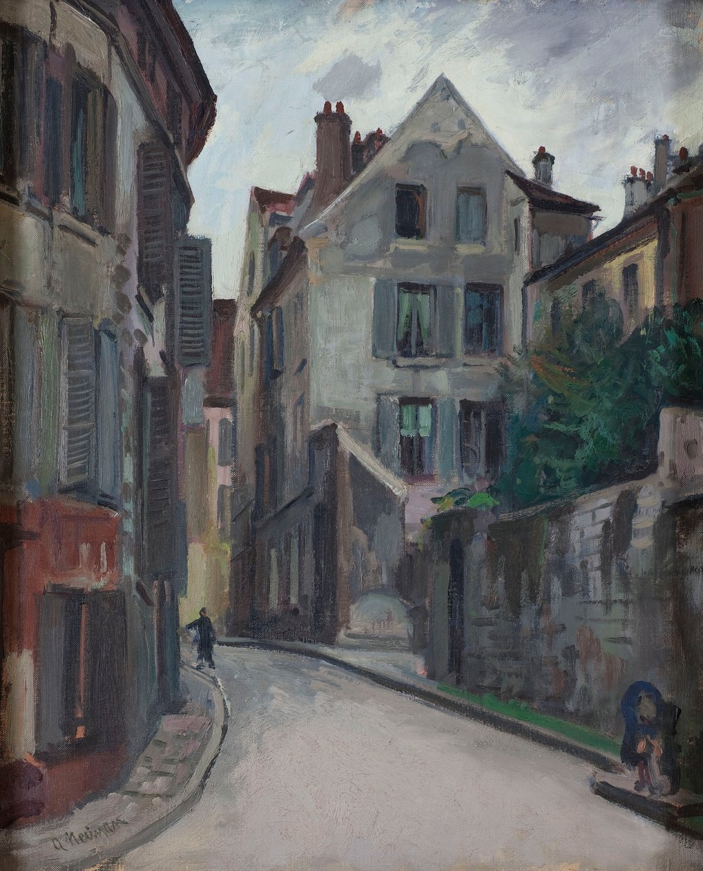 Straat door Abraham Neuman