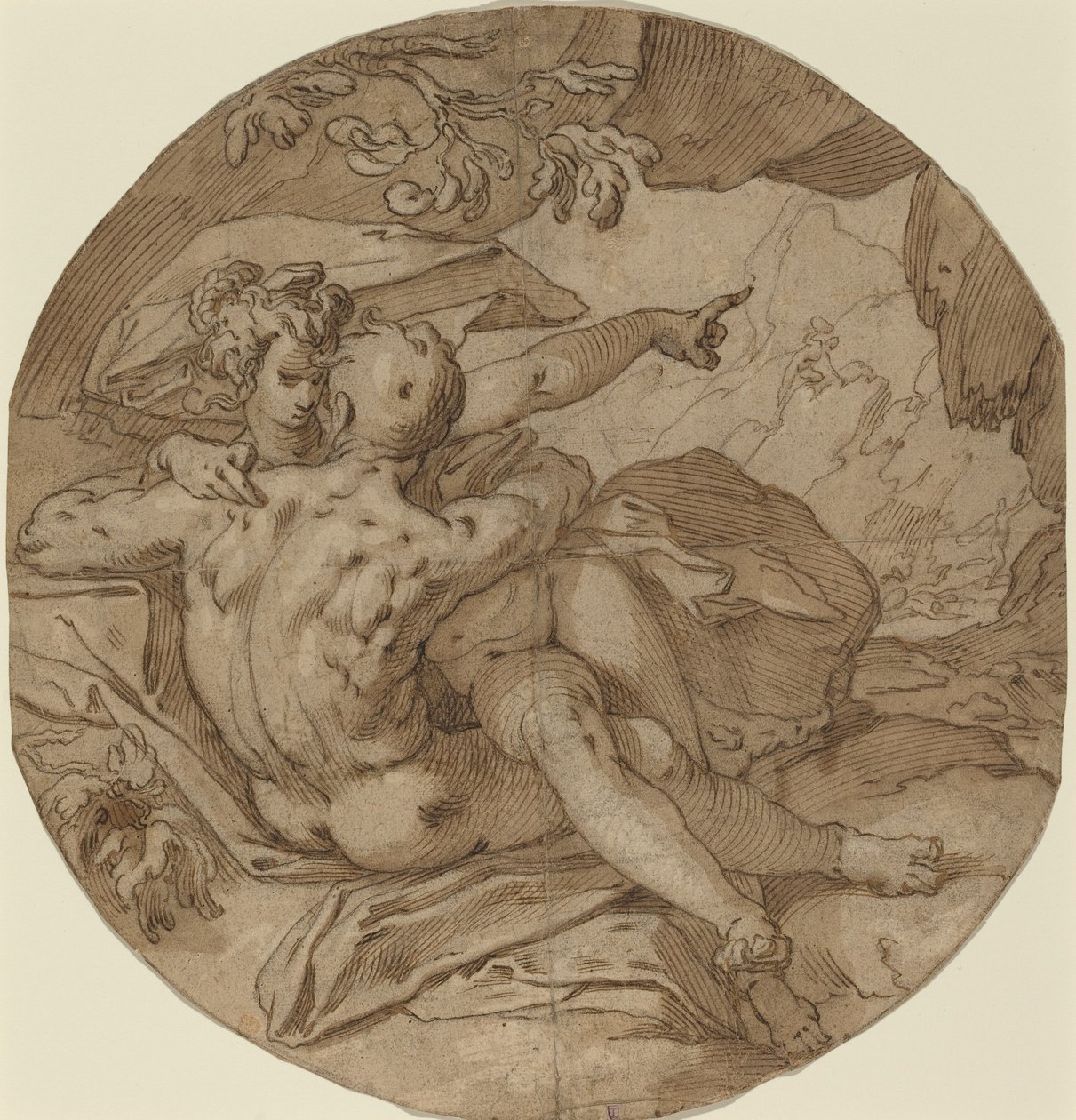 Acis en Galatea door Abraham Bloemaert