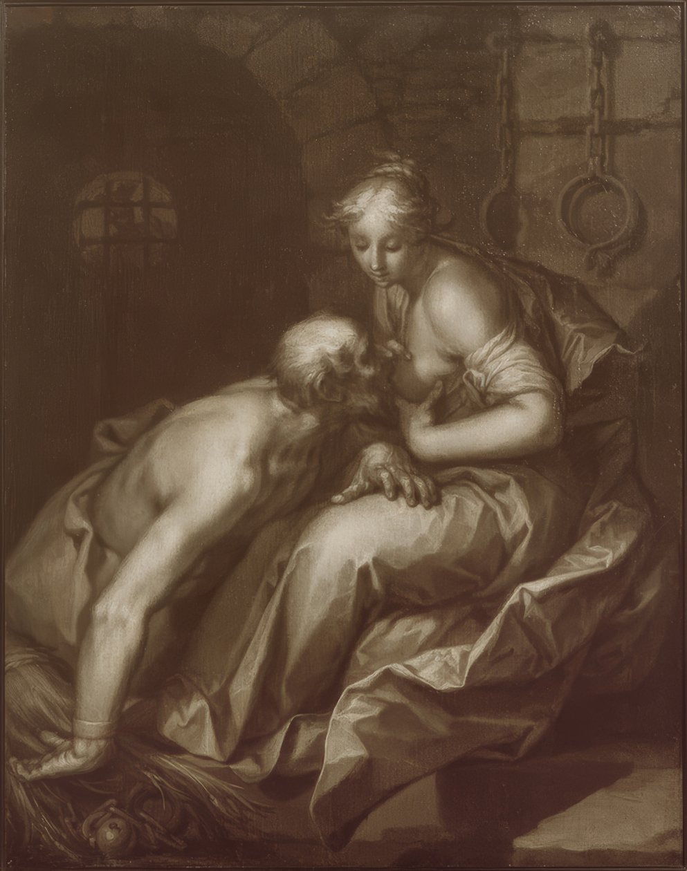 Caritas Romana door Abraham Bloemaert