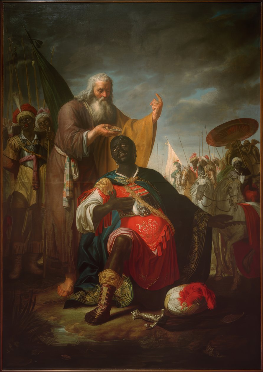 De doop van de kamerling door Abraham Bloemaert