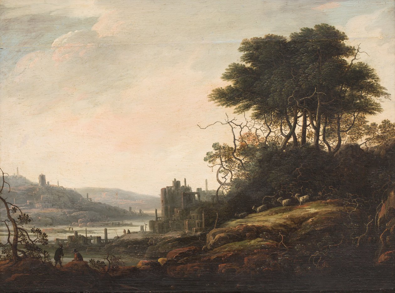 Landschap door Abraham Bloemaert