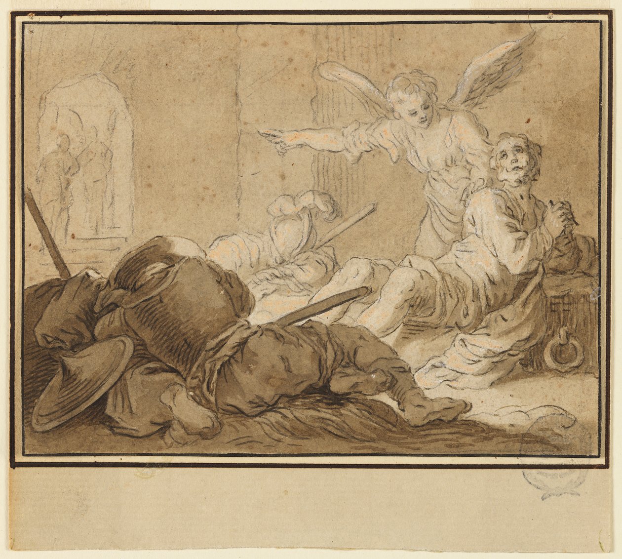 Bevrijding van St. Peter door Abraham Bloemaert