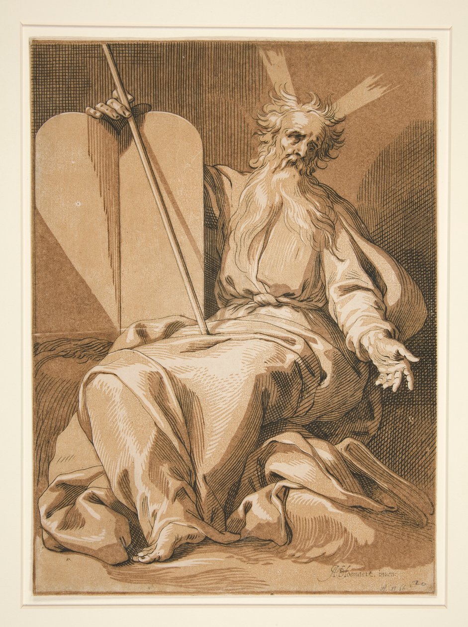 Mozes door Abraham Bloemaert