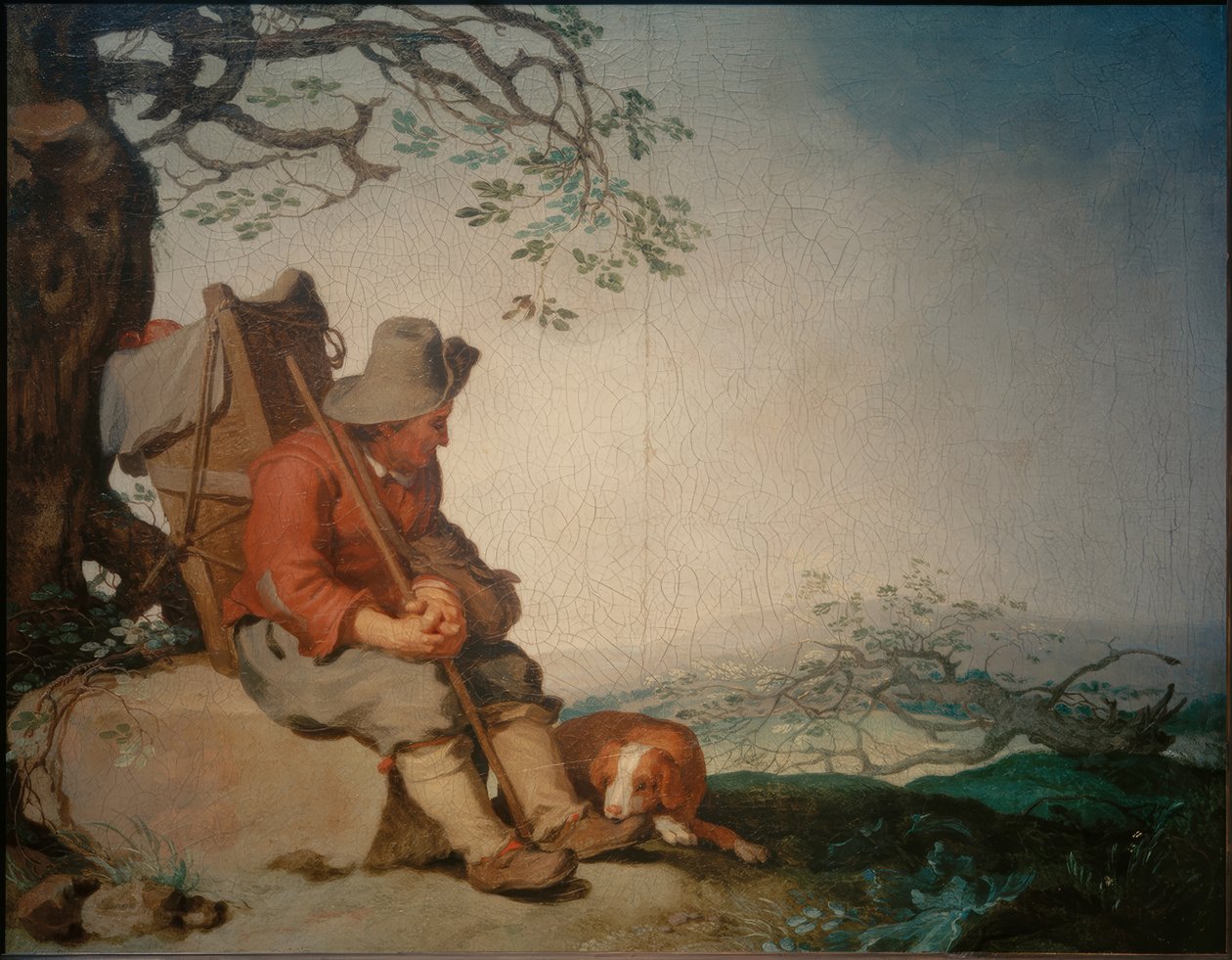Rustende kruidenier door Abraham Bloemaert