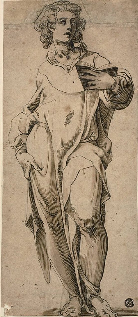 Johannes de Evangelist door Abraham Bloemaert