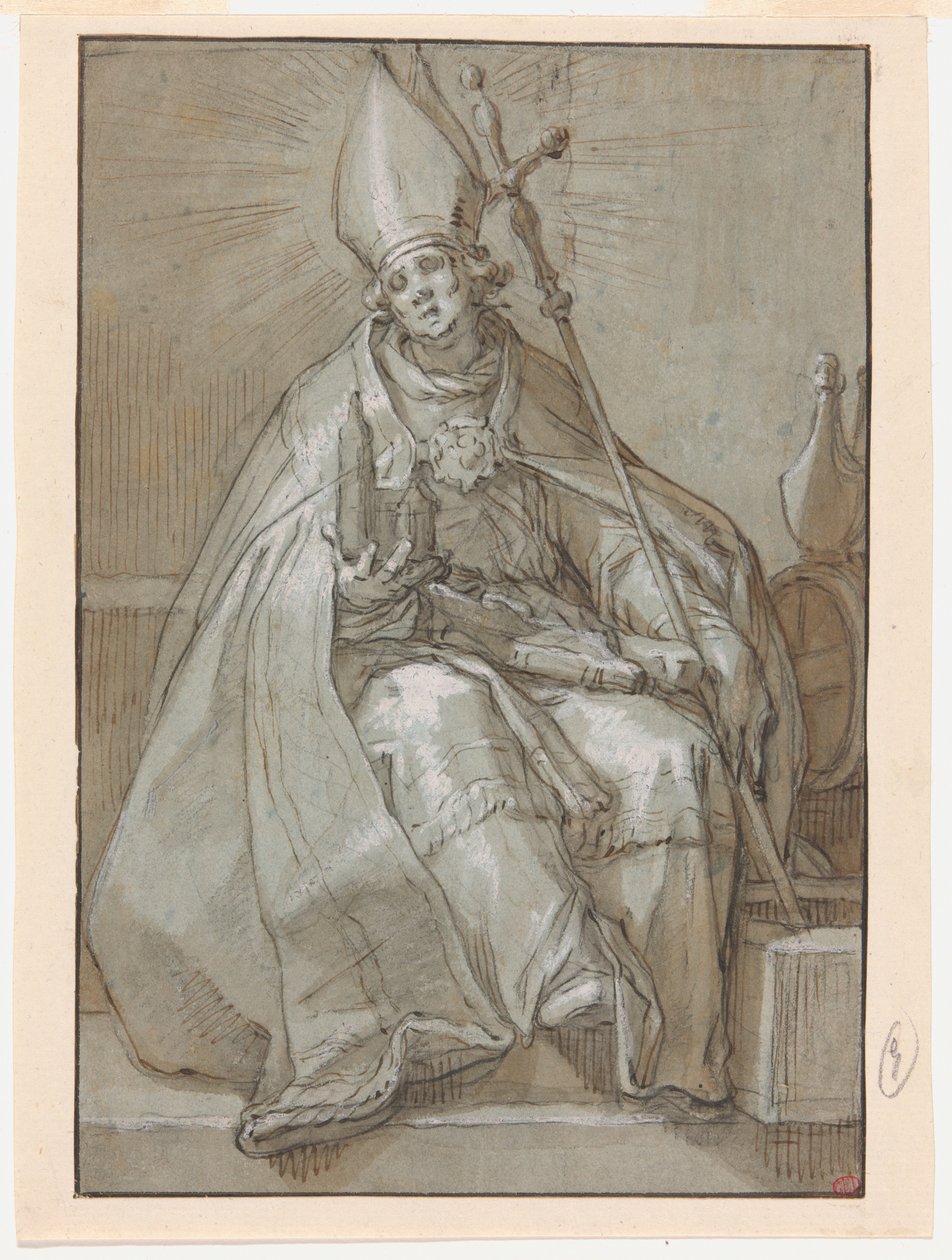 Sint Willibrord door Abraham Bloemaert