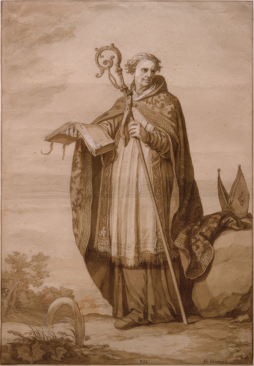 Sint Engelmundus door Abraham Bloemaert