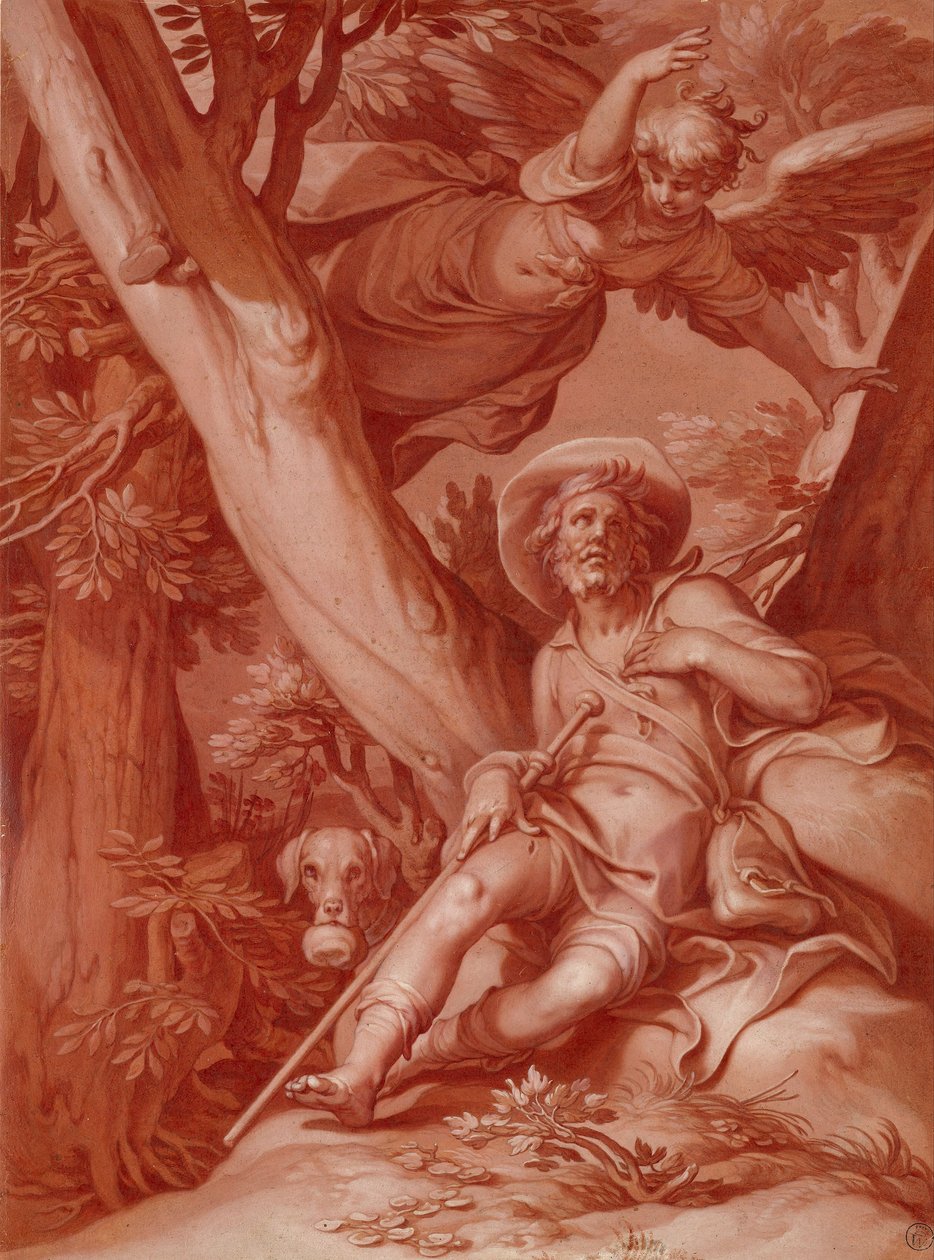 St. Roch door Abraham Bloemaert