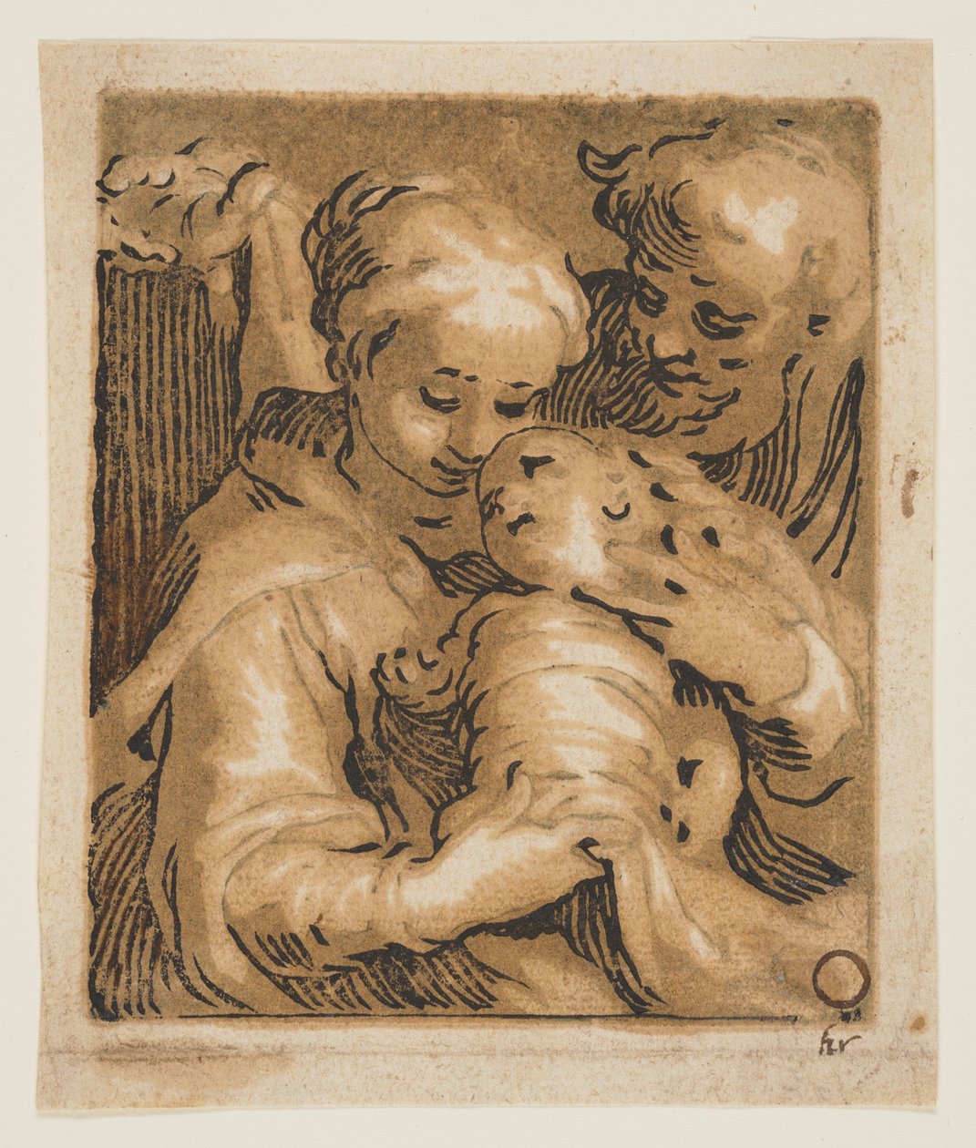De Maagd en het Kind met Sint Jozef door Abraham Bloemaert