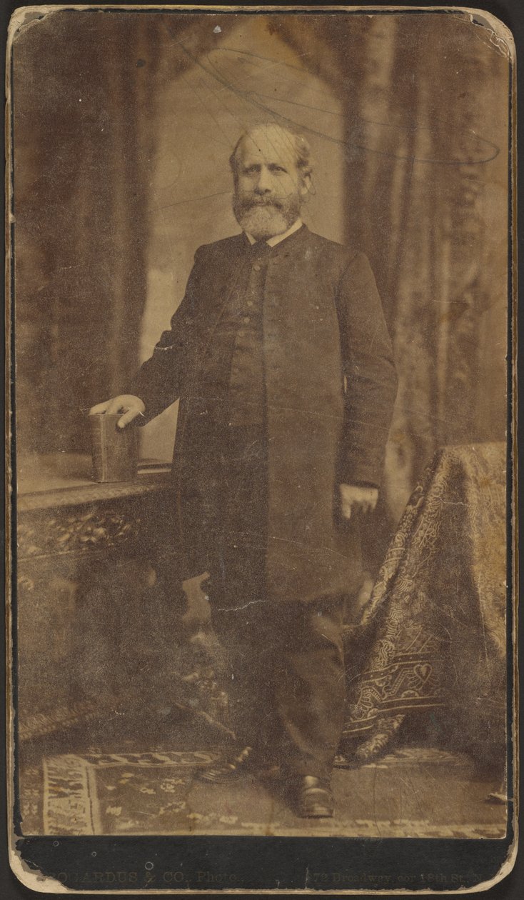 Portret van een man door Abraham Bogardus