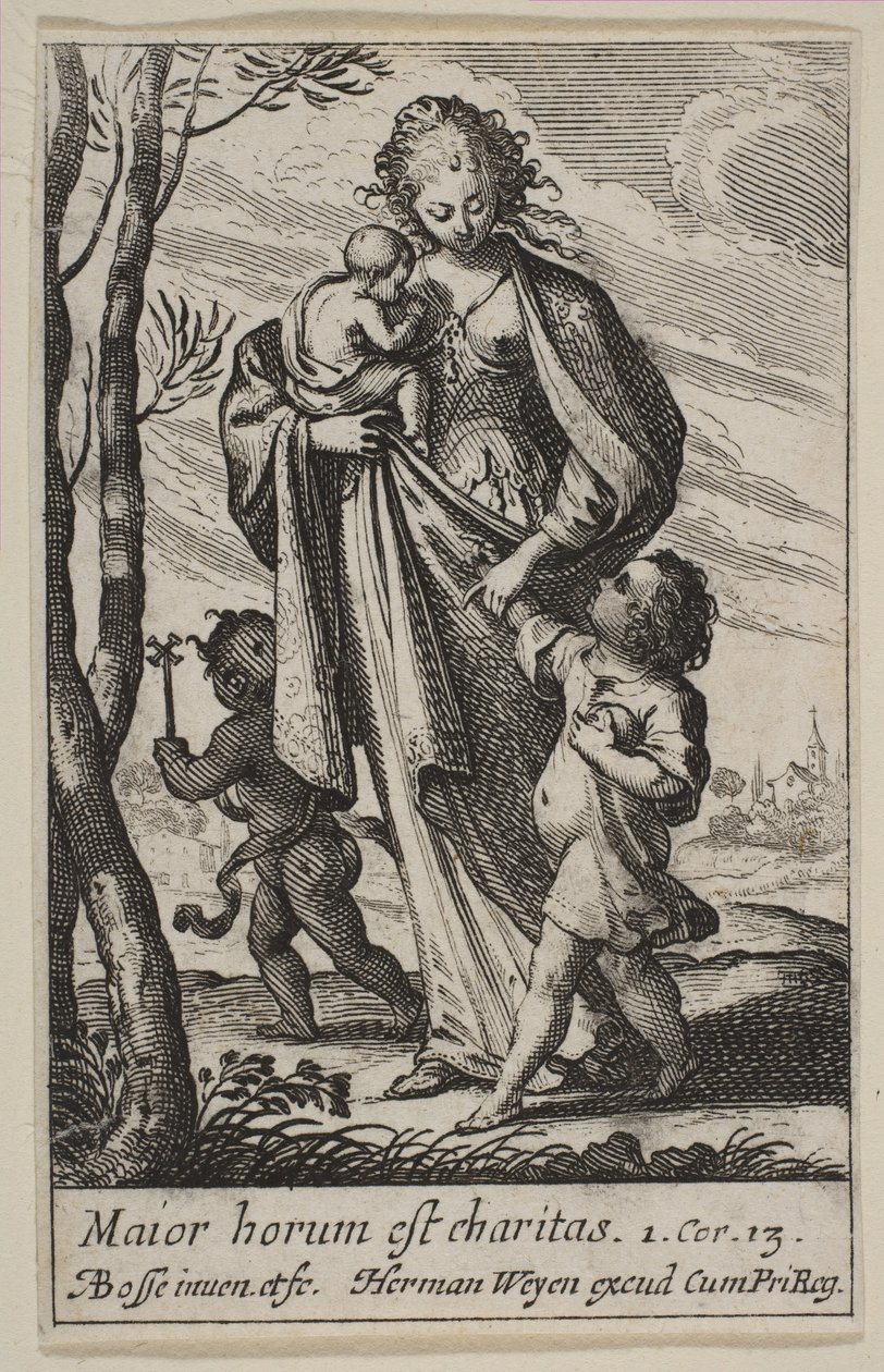 Liefdadigheid door Abraham Bosse