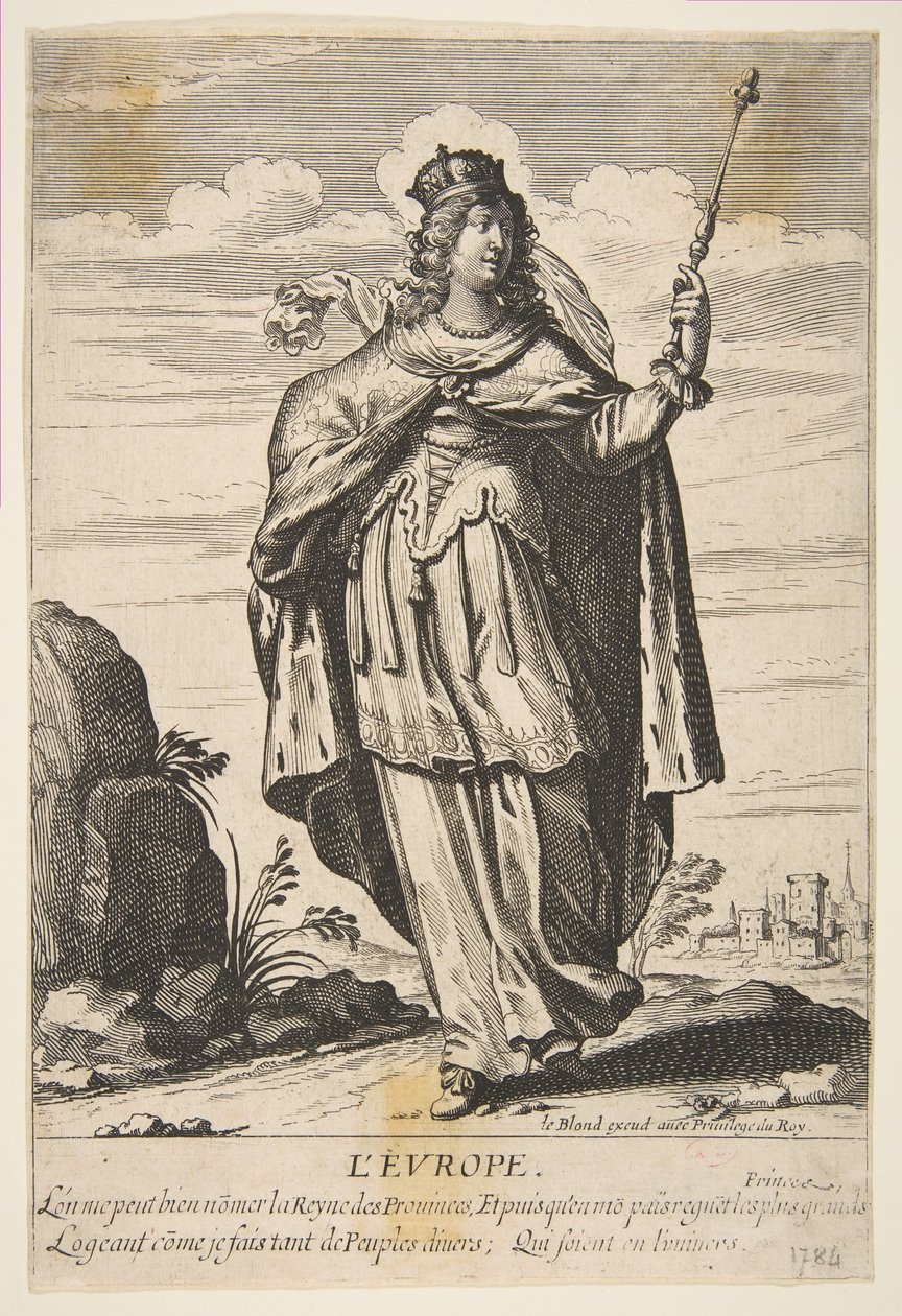 Europa door Abraham Bosse